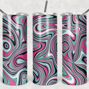 Abstract Retro 20oz Tumbler
