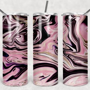 Abstract Pink Gold 20oz Tumbler