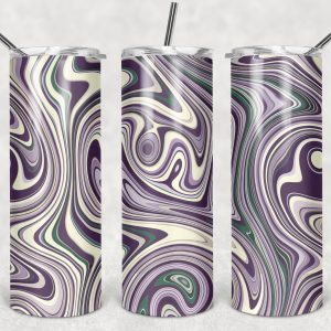 Abstract Lavendar 20oz Tumbler