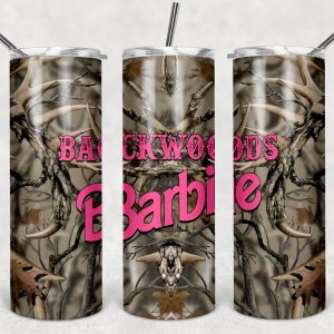 Camoflouge Backwoods Barbie 20oz Tumbler