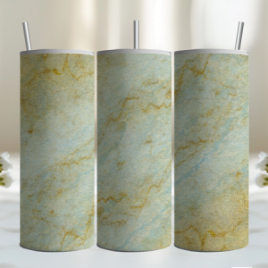 Blue White Marble 20oz Tumbler