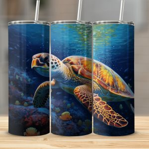 Turtle Waves: Insulated Travel Mug for  Adventurers