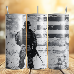 Soldier Ink Flag 20oz Tumbler