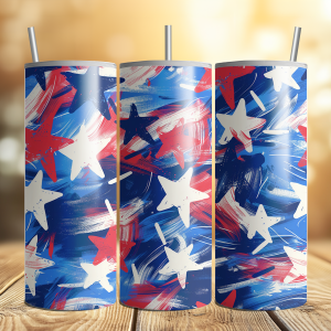 Red White & Blue Stars 20oz Tumbler