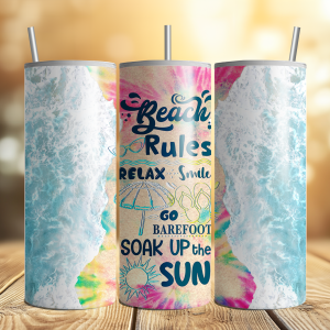 Beach Rules 20oz Tumbler